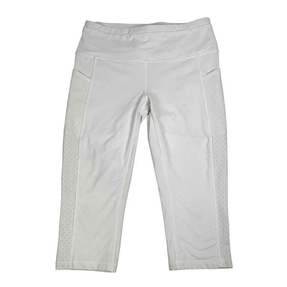 Lululemon Mind Over Miles Crop size 8 17” White